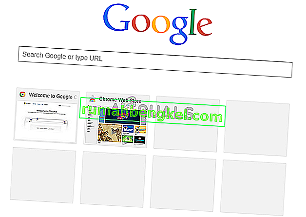 No se muestran las miniaturas más visitadas de Google Chrome