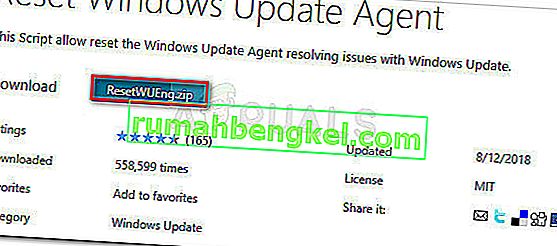 Завантажте агент скидання Windows Update