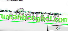 Fix: Unable to Update The Minecraft Native Launcher