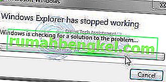 Windows Explorer הפסיק לעבוד