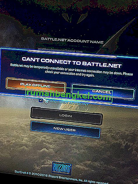 修正：BATTLE.NETに接続できないエラー