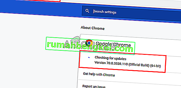 עדכן את Google Chrome