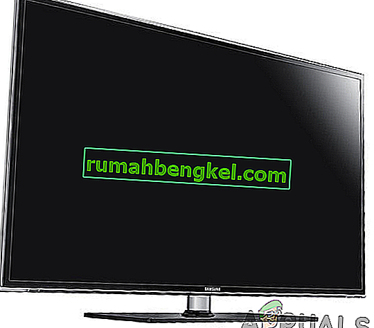 삼성 TV의 검은 색 화면