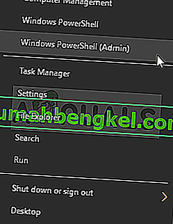 Ejecutando Windows PowerShell como administrador