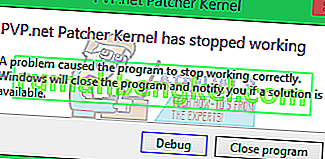 Correção: o Kernel do Patcher PVP.net parou de funcionar