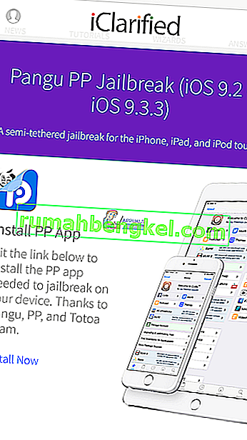 iOS 9.2 – 9.3.3에서 컴퓨터없이 iDevices를 탈옥하는 방법