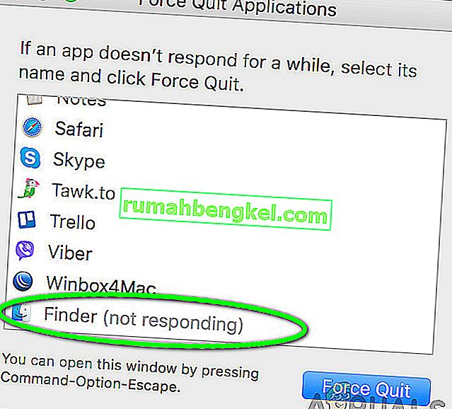 Finder не реагира - Mac OS