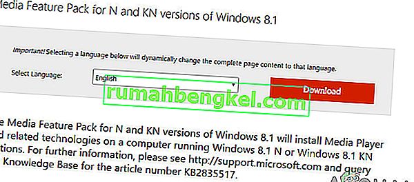Инсталиране на кодеци за Windows N, KN версии