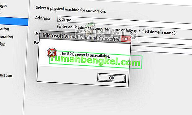 תיקון: שרת RPC אינו זמין ב- Windows 7, 8 ו- 10